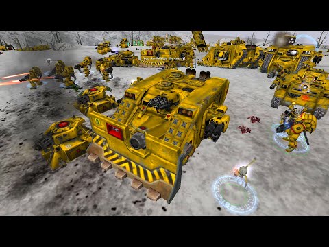 The Crucible 2021: Imperial Fists vs Black Legion vs Dark Eldar vs Orks - WH 40K: DOW: Soulstorm