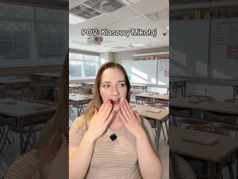 POV: Klasowy Mikołaj 🎅🎁 #szkoła#święta#śmieszne