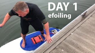 How to ride an electric hydrofoil