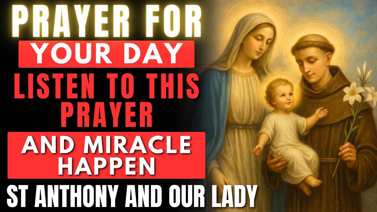 🛑MIRACLE PRAYER TO OUR LADY OF THE IMPOSSIBLE AND SAINT ANTHONY - IT NEVER FAILS!