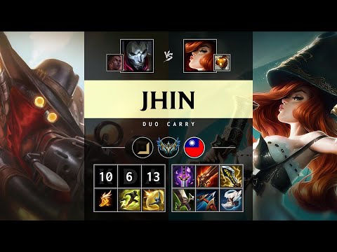 Jhin ADC vs Miss Fortune - TW Challenger Patch 25.07