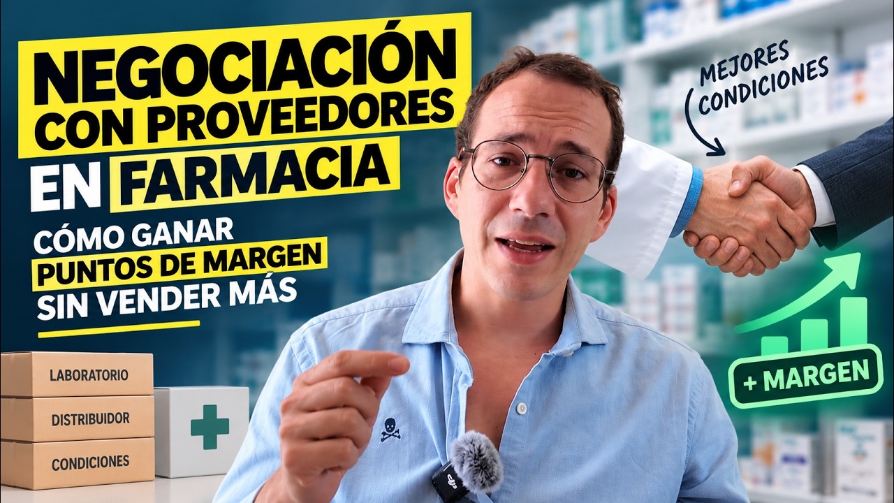 Cómo negociar condiciones comerciales con laboratorios y mayoristas