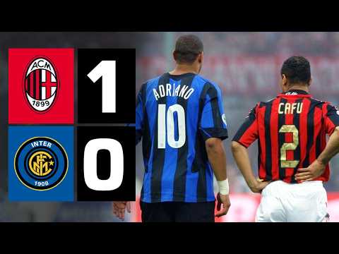 THIS WAS THE MILAN DERBY! The PEAK ITALIAN FOOTBALL | MILAN v INTER 05/06