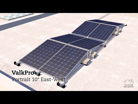 Van der Valk Solar Systems - ValkPitched Gummiblock - Kiesdach