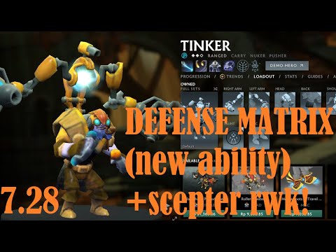 [TINKER] Update 7.28 Aghanim's Shard (New Ability)