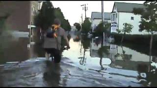 preview picture of video 'Hurricane Irene New Jersey Wallington Garfield Passaic'