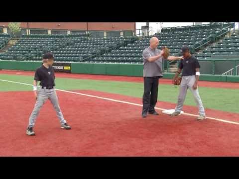 Ripken Baseball Fielding Tip - Getting up with the Pitch at 1st Base