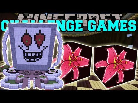 PopularMMOs Pat and Jen Minecraft: MAN EATING PLANT CHALLENGE GAMES - Lucky Block Mod Mini-Game