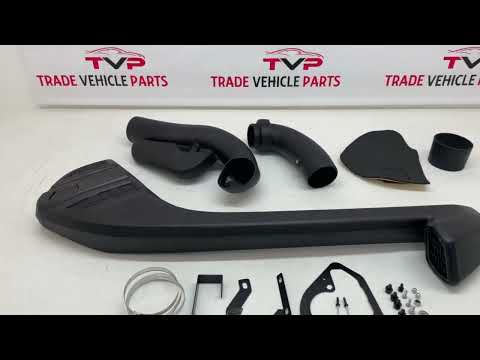For Ford Ranger T6 T7 T8 09/2015-2022 Raised Air Intake Induction Off-Road Snorkel Kit Black video