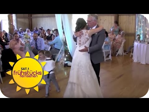 Bride meets her lifesaver | SAT.1 Breakfast Television | TV