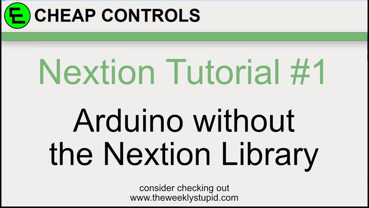 59 Program a button on the #nextion for the #arduino with no library #tutorial