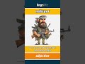 militant (adjective) - definition and usage in English