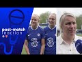 Emma Hayes' post-match reaction & a farewell message from Harder & Eriksson.