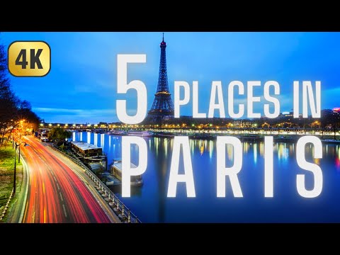 Top 5 Most Beautiful Places to Visit in Paris France 🇫🇷 | Paris Travel Guide 4k