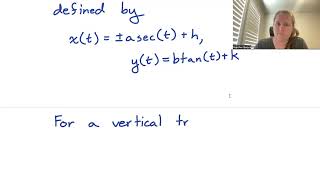Calculus 2, Section 9.2, part 4: Parametric Equations and Conic Sections