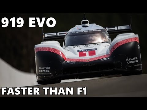 Porsche 919 Hybrid Evo Laps Spa Faster Than F1 Cars