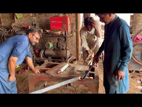 Wonderful Process of Manufacturing Vertical Harvester Unit And Blades Router On Lathe Machine Part 1