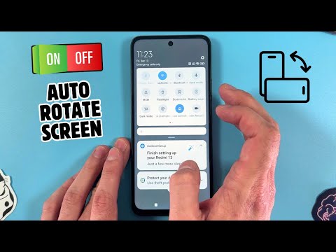 How to Enable or Disable Auto Rotate Screen on Xiaomi Redmi 13