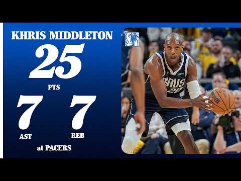 Khris Middleton (25 PTS 7 REB 7 AST) at Indiana Pacers | February 22, 2026
