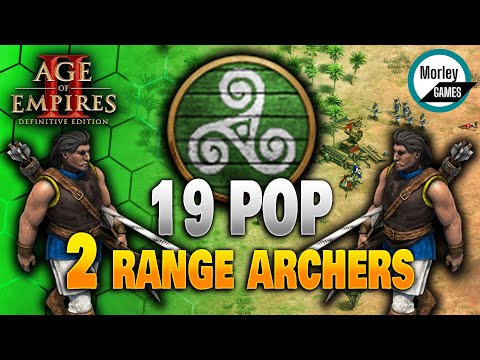 INSANE Celts 19 pop AOE2 Archer Rush Build Order