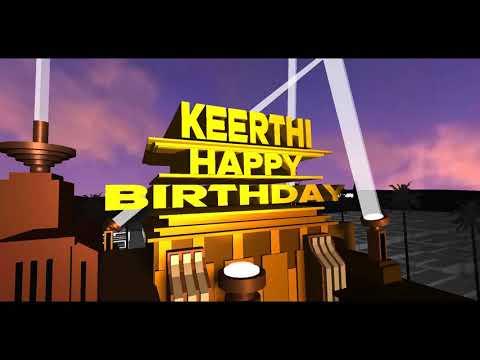 Happy Birthday Keerthi