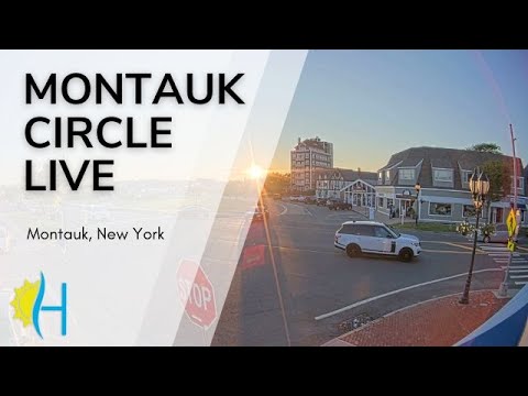 Hamptons.com - LIVE! 4K Downtown Circle, Montauk, New York