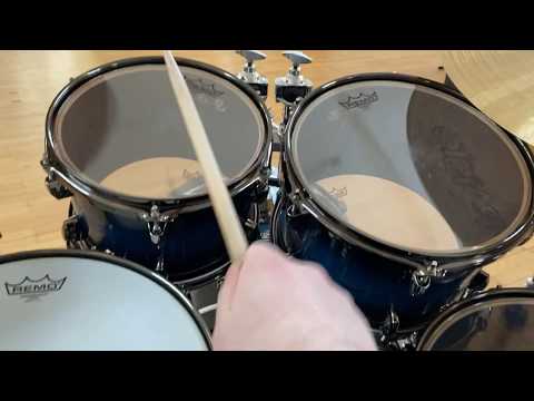 Yamaha Live Custom Oak Hybrid - UZU Ice Sunburst. Johann Hjorleifsson soundcheck.