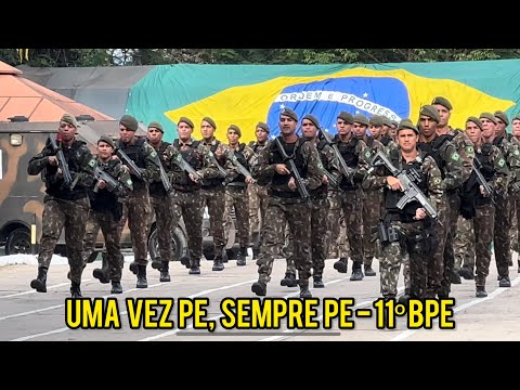 FORMATURA ESPECIAL EM CELEBRAÇÃO AOS 63 ANOS DE EXISTÊNCIA DO 11º BATALHÃO DE POLÍCIA DO EXÉRCITO 🇧🇷