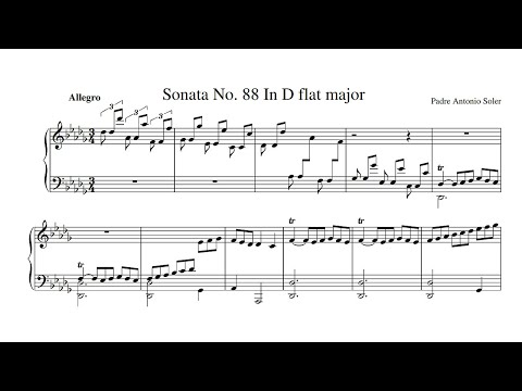 Soler: Sonata in D flat major - Fernando Valenti, 1971 - Desmar DSM 1001