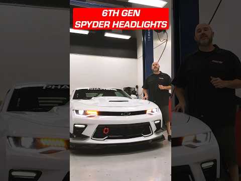 Check Out Spyder Headlights for the 2016-2018 Camaro on Phastek.com! #camaro #camaross #shorts