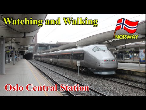 Visitando a Estação Central de Oslo