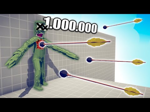 1.000.000 DAMAGE SPIKEY BOW vs UNITS - TABS | Totally Accurate Battle Simulator 2023