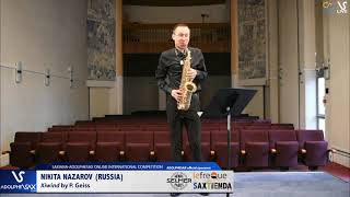 Nikita NAZAROV plays Xiwind by P. Geiss #adolphesax