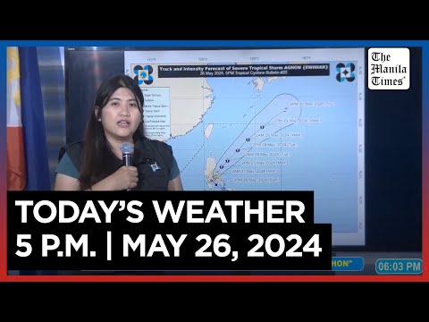 Today's Weather, 5 P.M. May 26, 2024