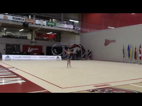 Gabriela Georgieva Junior Hoop 2016 CDN Championships RG Comp B