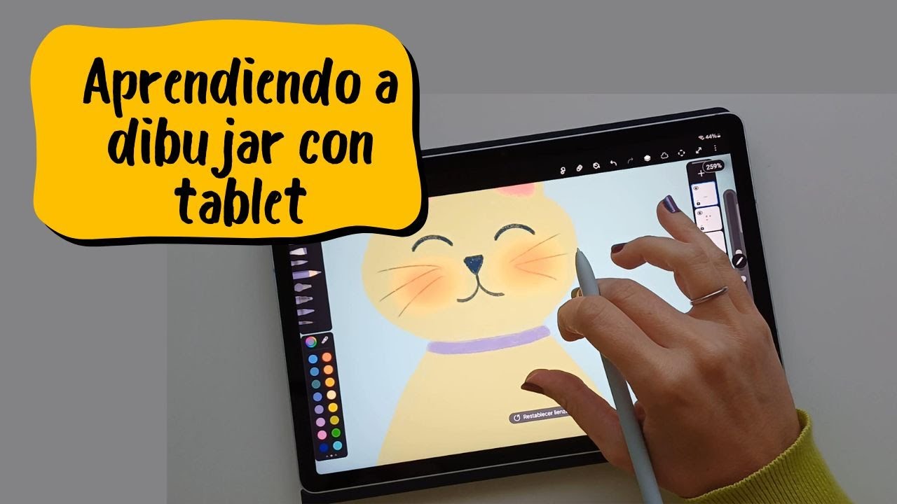 Samsung Galaxy Tab S9 FE para dibujar. Empezando con el dibujo digital. Penup.