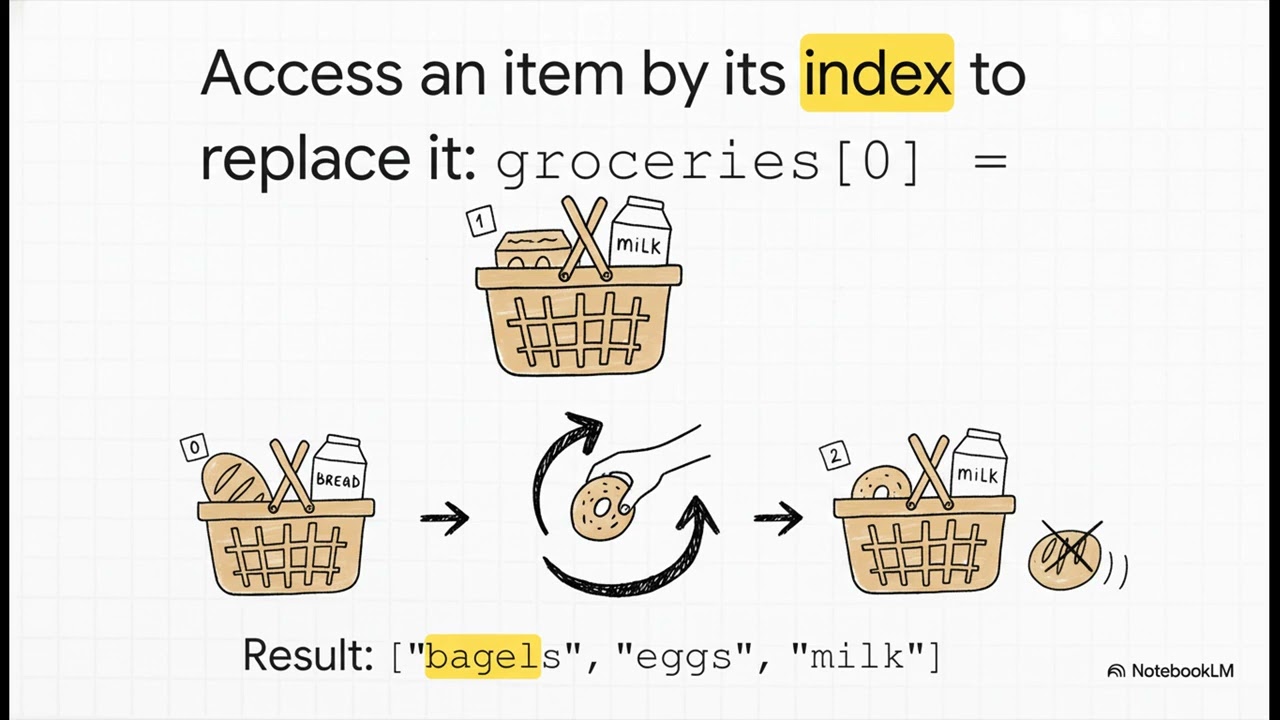 Title: Python's Containers | Mastering Lists & Indexing 🛒