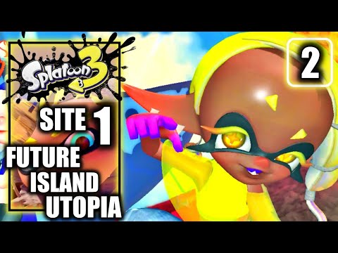 Splatoon 3 - Site 1, Future Utopia Island 100% - Gameplay Walkthrough Part 2 - No Commentary