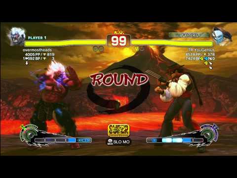 [Oni] overmostheads vs TR YouGenius [Vega] SSF4 Arcade Edition