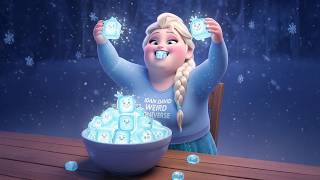 Peach, Peppa, and Elsa Ate TOO MUCH SLIME!