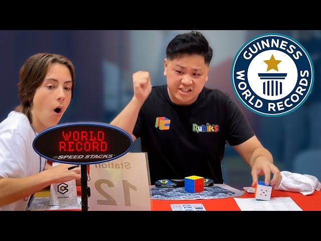 Fastest 3x3x3 Cube Solve EVER! – Guinness World Records