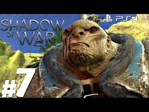 Shadow of War - Gameplay Walkthrough Part 7 - Bruz The Chopper & Building Army [1080P 60FPS] PS4 Pro