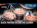 Assembling the Mapex Black Panther Design Lab Equinox for the shoot!