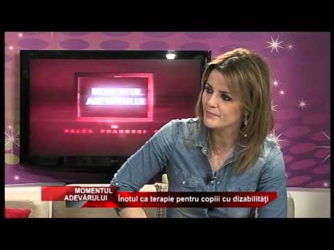 Emisiunea Momentul Adevărului – Înotul ca terapie pentru copiii cu dizabilități – 30 martie 2015