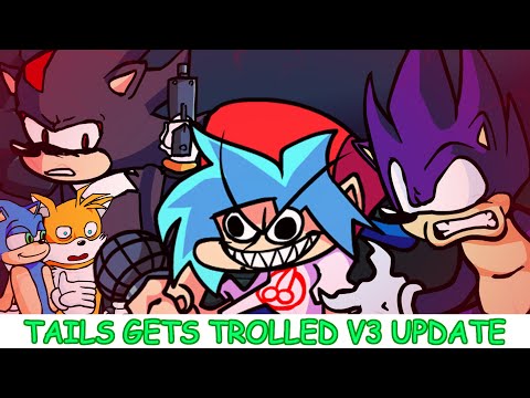 Friday Night Funkin' Tails Gets Trolled V3 FULL WEEK [All Songs] + Cutscenes - SHADOW'S WEEK