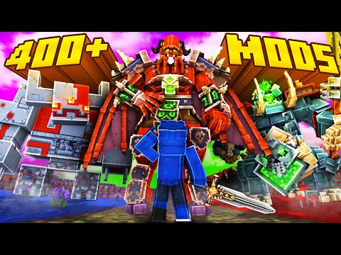 Minecraft, aber mit 400+ MODS... (XXL CHAOS)