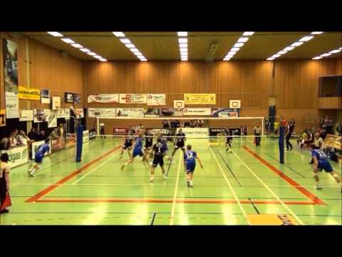 Amazing volleyball set by Gilman Cao Herrera and attack Aleksandar Ljubicic 2012-2013