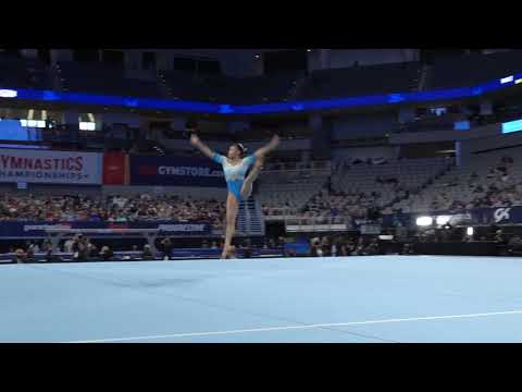 Leanne Wong - Floor Exercise - 2021 U.S. Gymnastics Championships - Senior Women Day 1