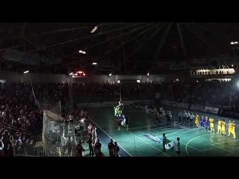 Final Paranaense de futsal, CAD x MARIOPOLIS, Prata, hinos. Guarapuava, CAMPEÃO, OURO.