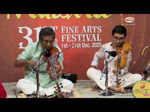 T.M.Abdul Azeez and Mihir Rajeev (Violin Duet) – Mudhra’s 31st  Fine Arts Festival